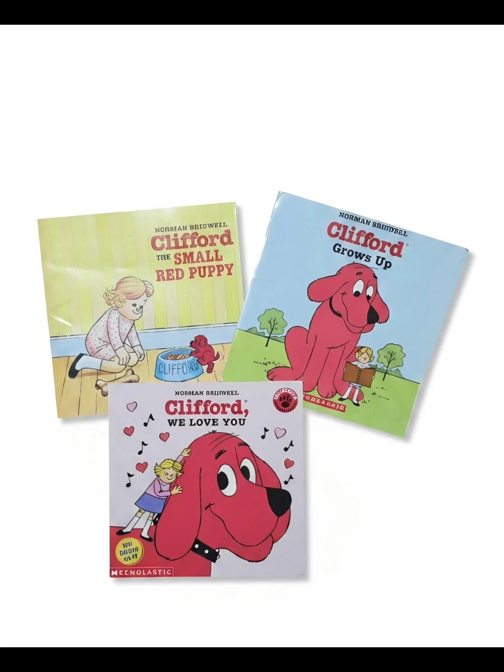 💥Clifford Board Book Lot - Red Clifford Puppy Set